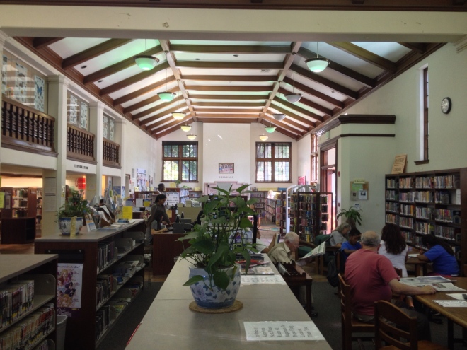 Inside the Memorial Branch Library