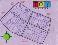 Ink map of the Toy District, c. 2012